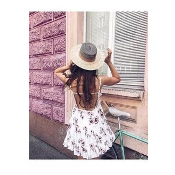 Brandy Melville Dresses & Skirts - Rare BM Cherry Blossom Jada Dress